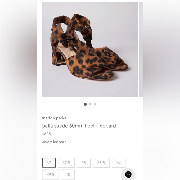 Marion Parke Bella Suede Leopard Ankle Tie Heels - Picture 12 of 13